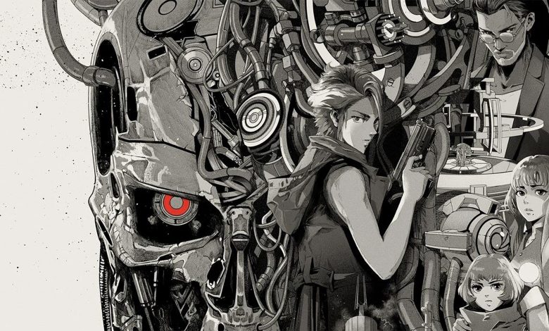 Poster japonês épico de Terminator Zero