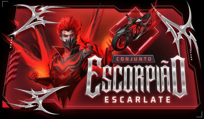 Conjunto Escorpião Escarlate