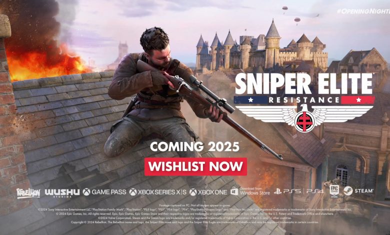 Sniper Elite Resistance Revealed at Gamescom Opening Night Live