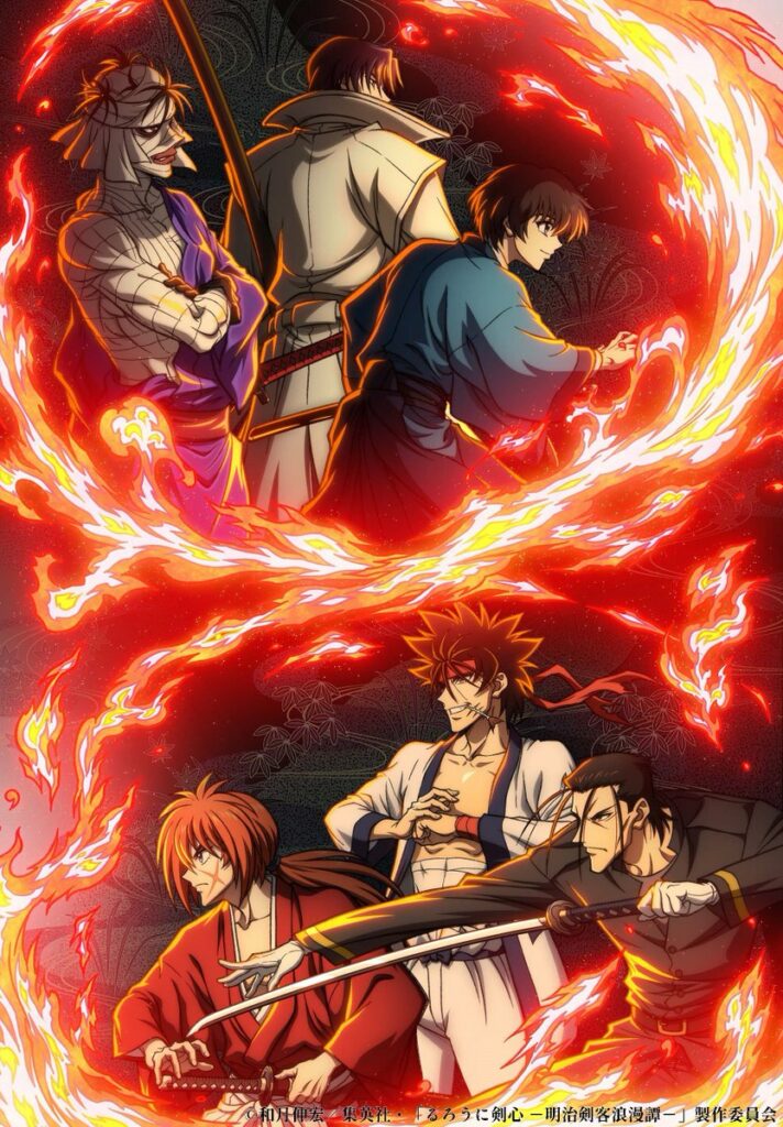 Visual do anime Samurai X