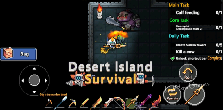 Supervivencia en Isla Desierta • Nuevos juegos para Android