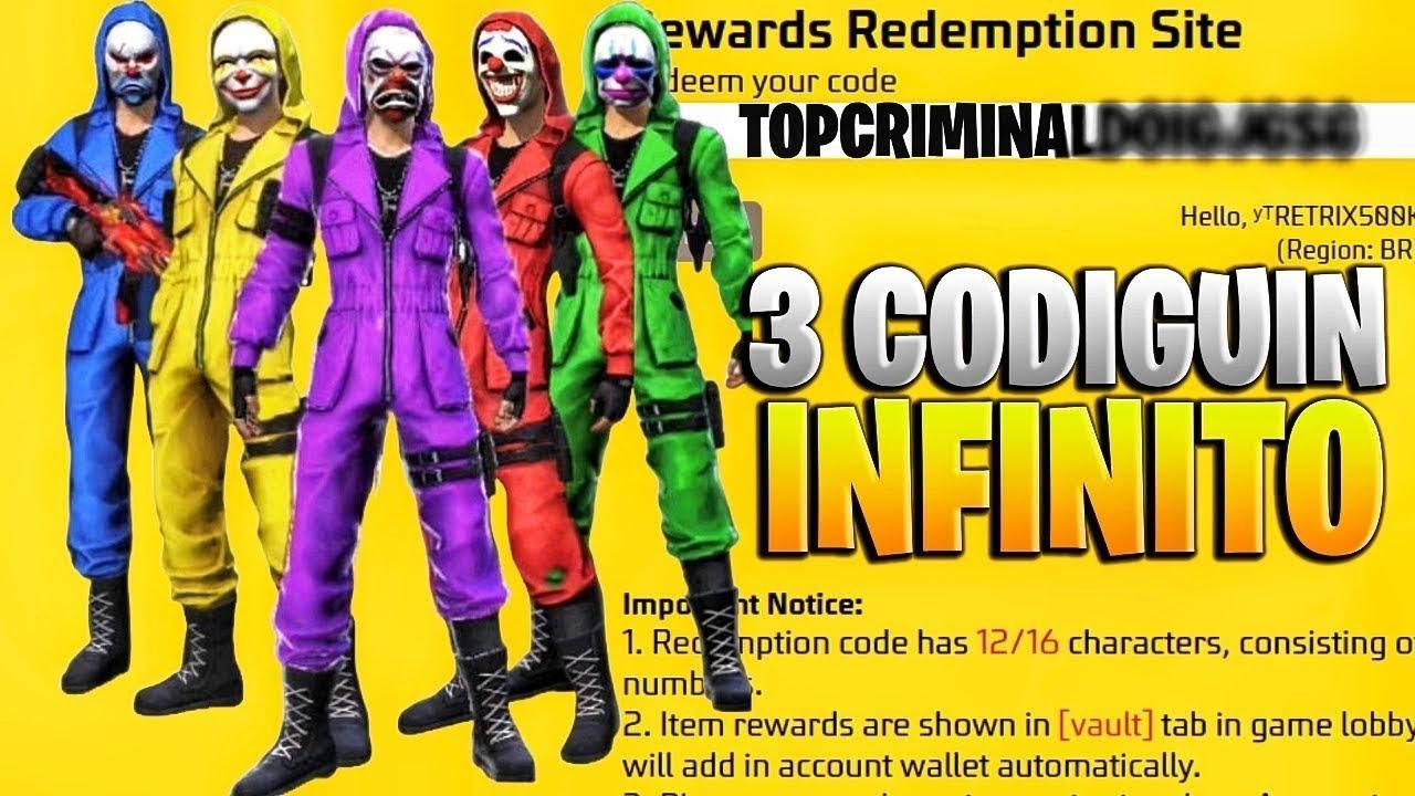 Codiguin FF กับสกิน Top Criminal