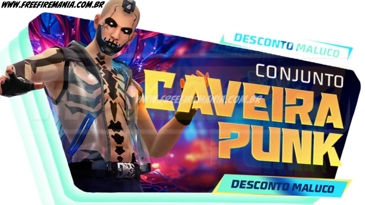 1730337611 desconto maluco no free fire conheca o novo conjunto caveira punk