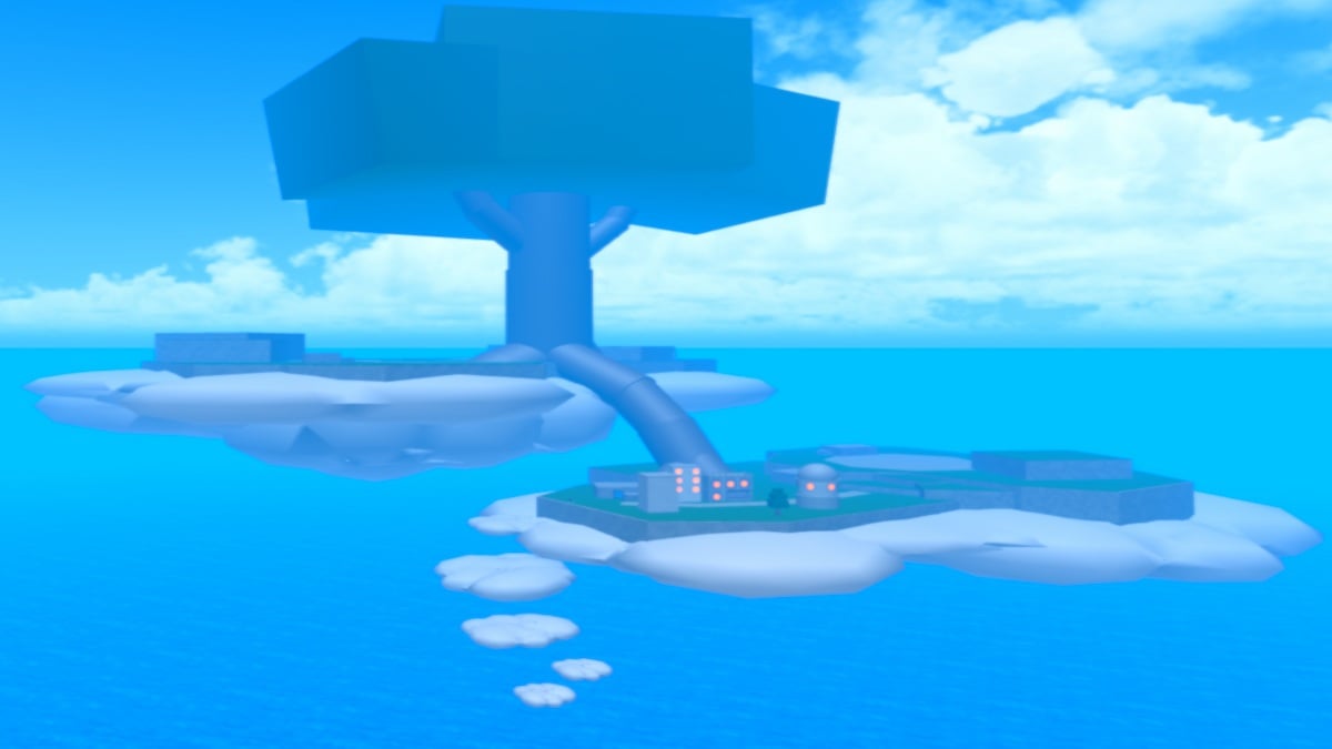 Ilha do Céu em King Legacy no Roblox.