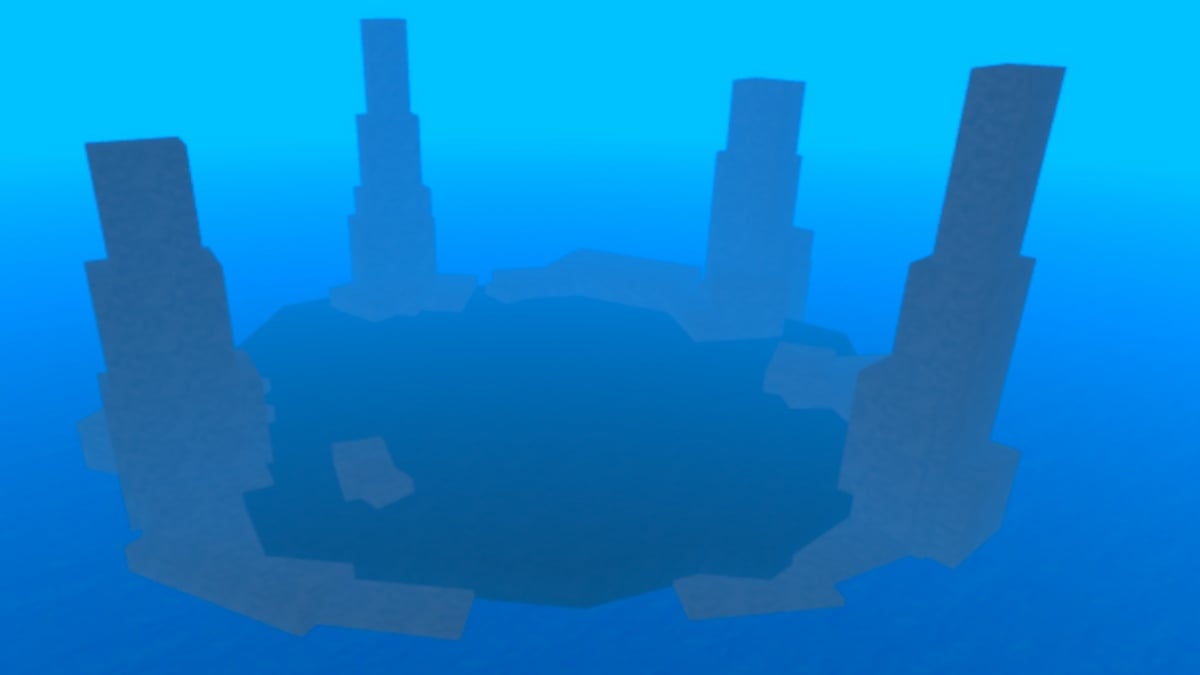 Arena de Pedra em King Legacy no Roblox.