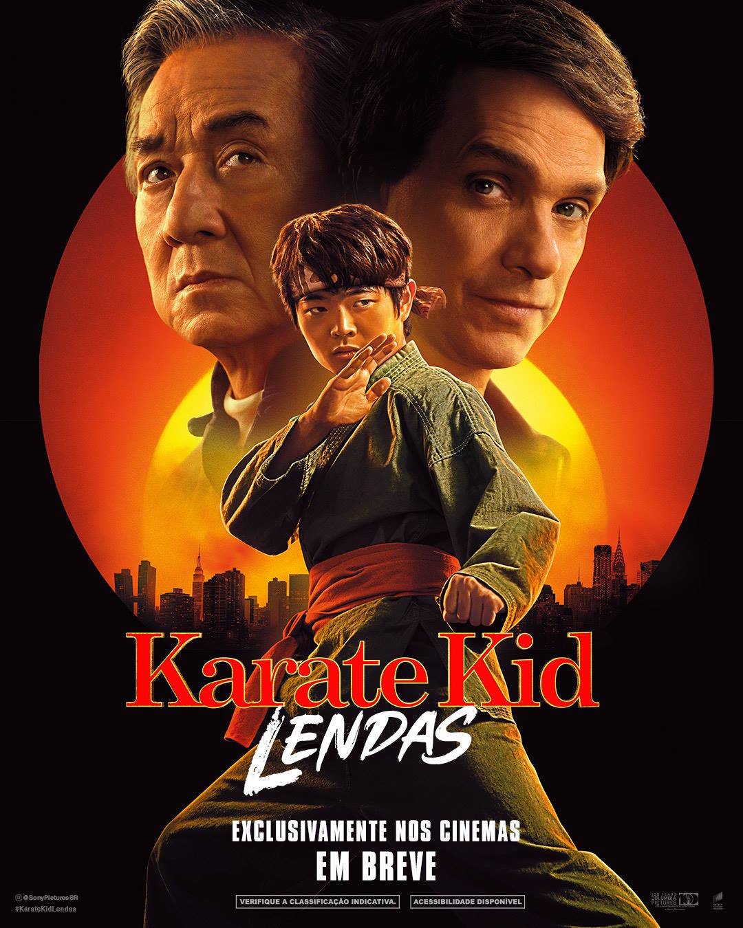 karate kid lendas - pôster para o brasil