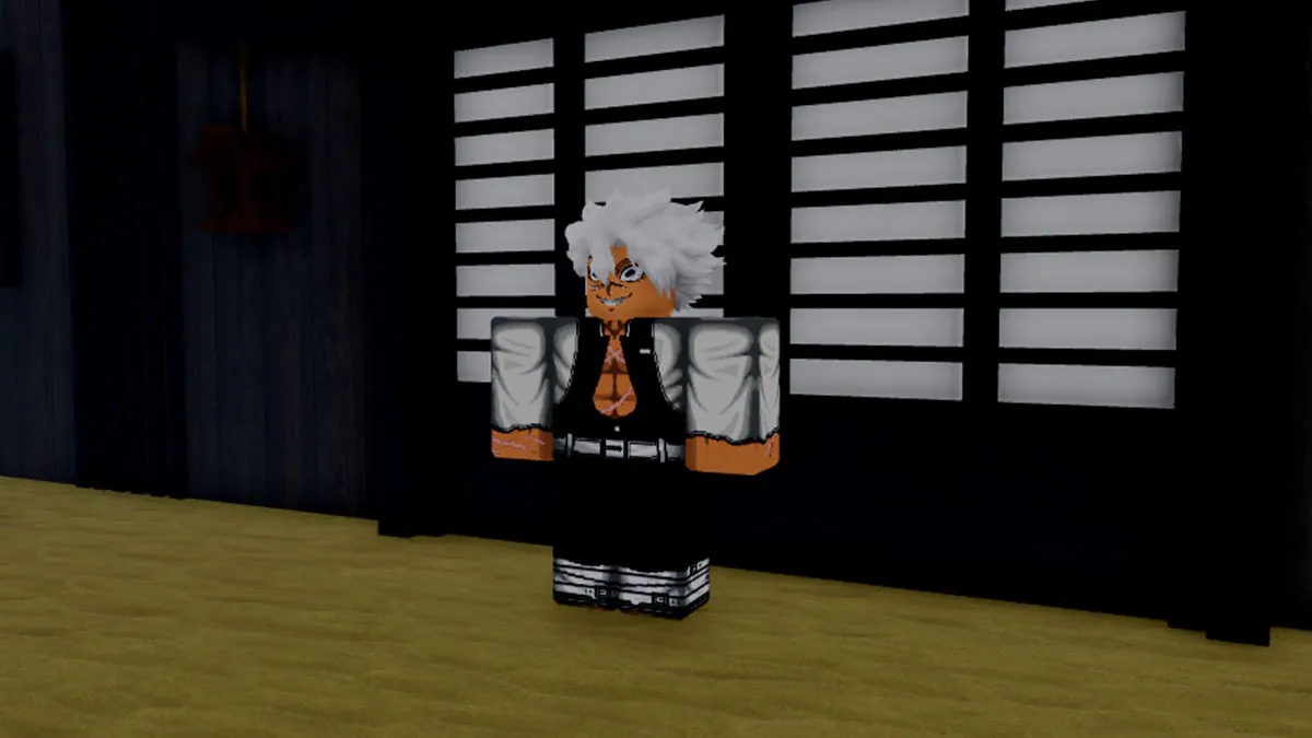 Treinador de Vento em Slayer Online Roblox.