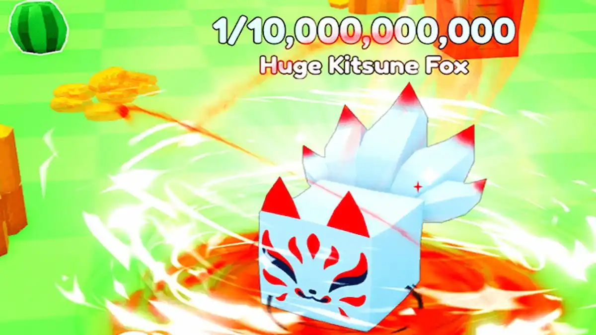 Um Pet Kitsune Gigante