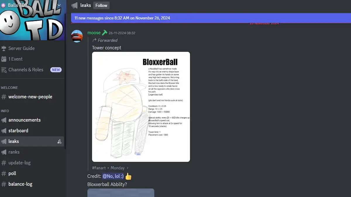 Canal Discord do Ball TD