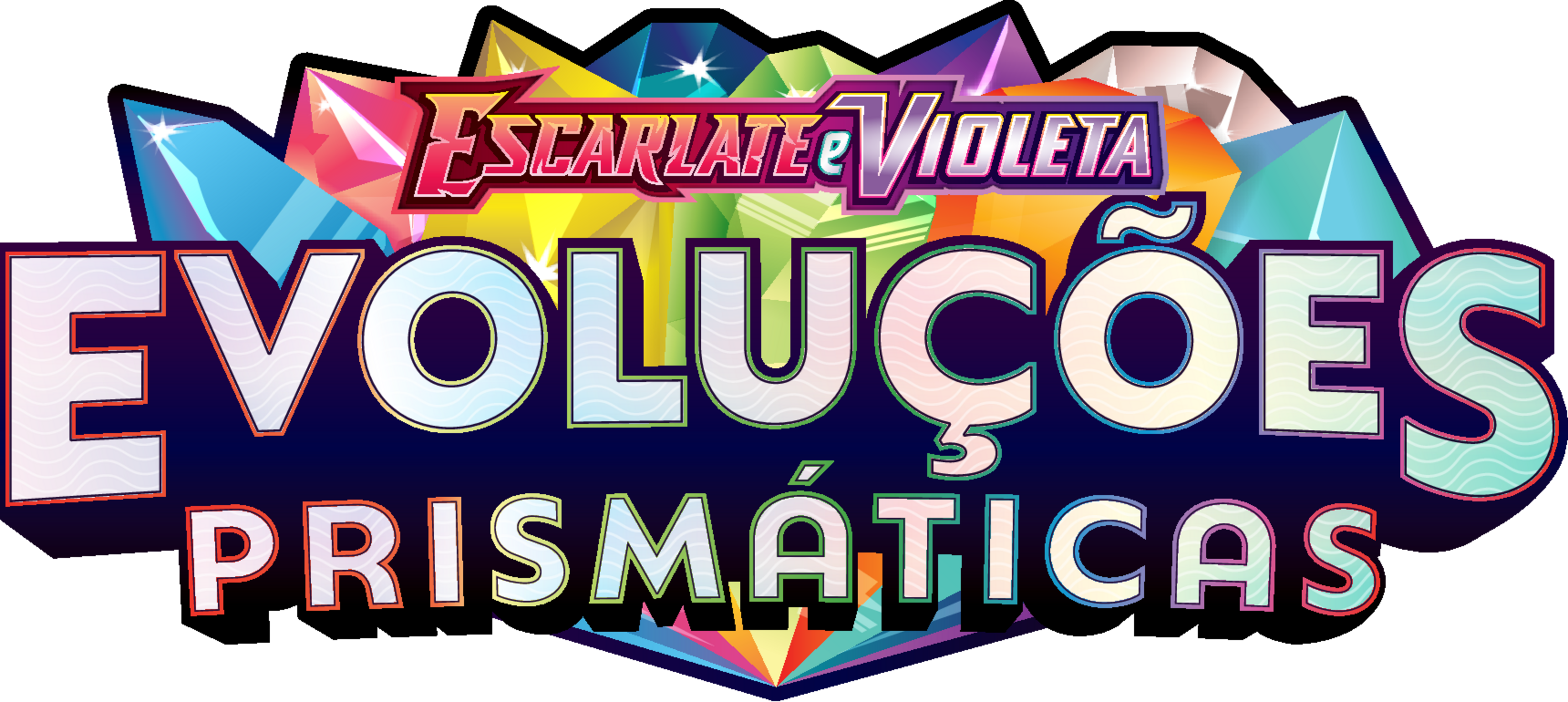 logo evoluções prismáticas - pokémon tcg