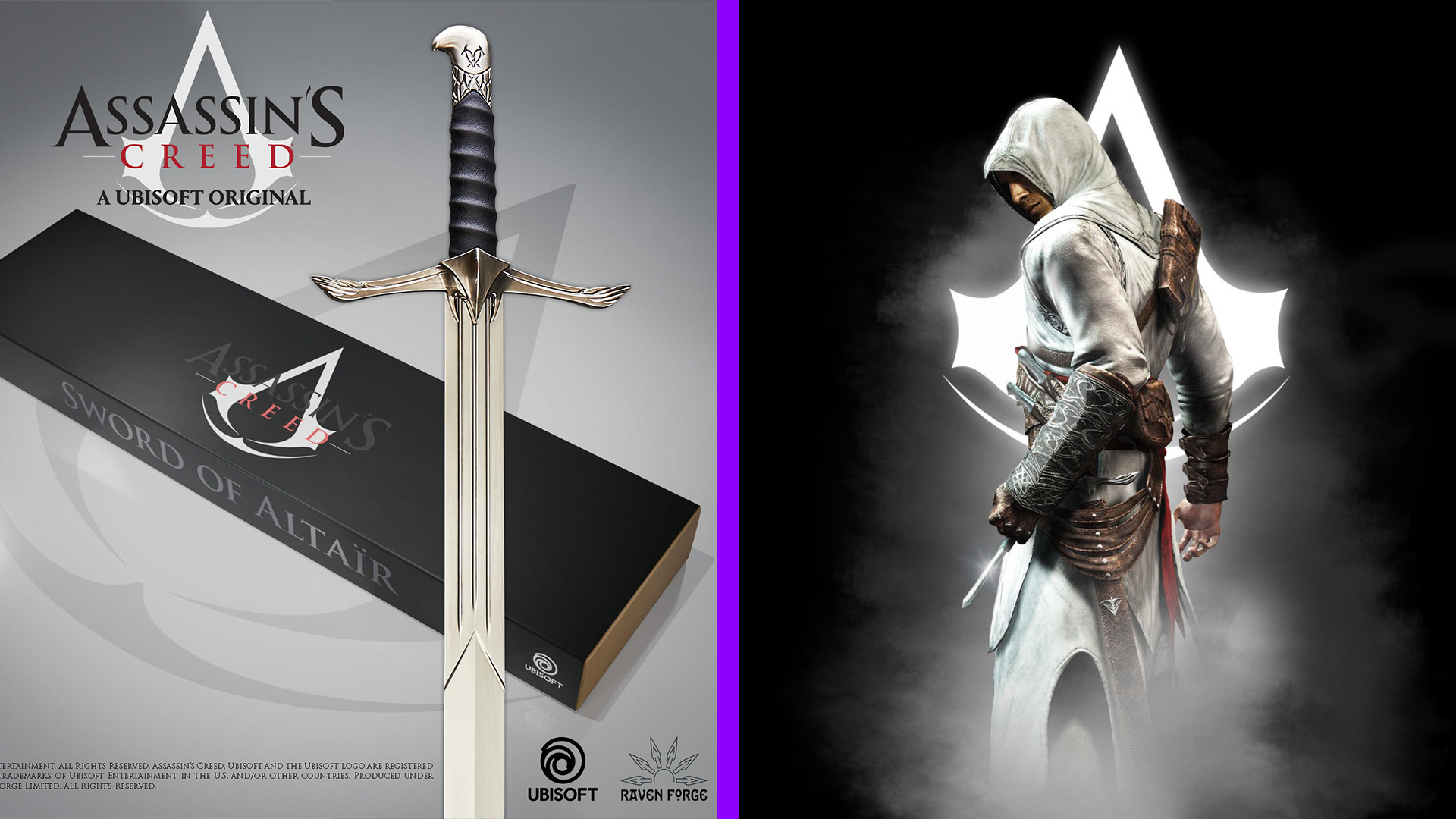 Raven Forge and Ubisoft Announce a Full-Scale Replica of Assassins Creed's Altaïr's Sword