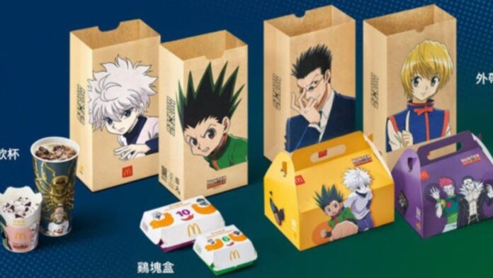 Imagem do McDonald’s Hunter x Hunter Meal