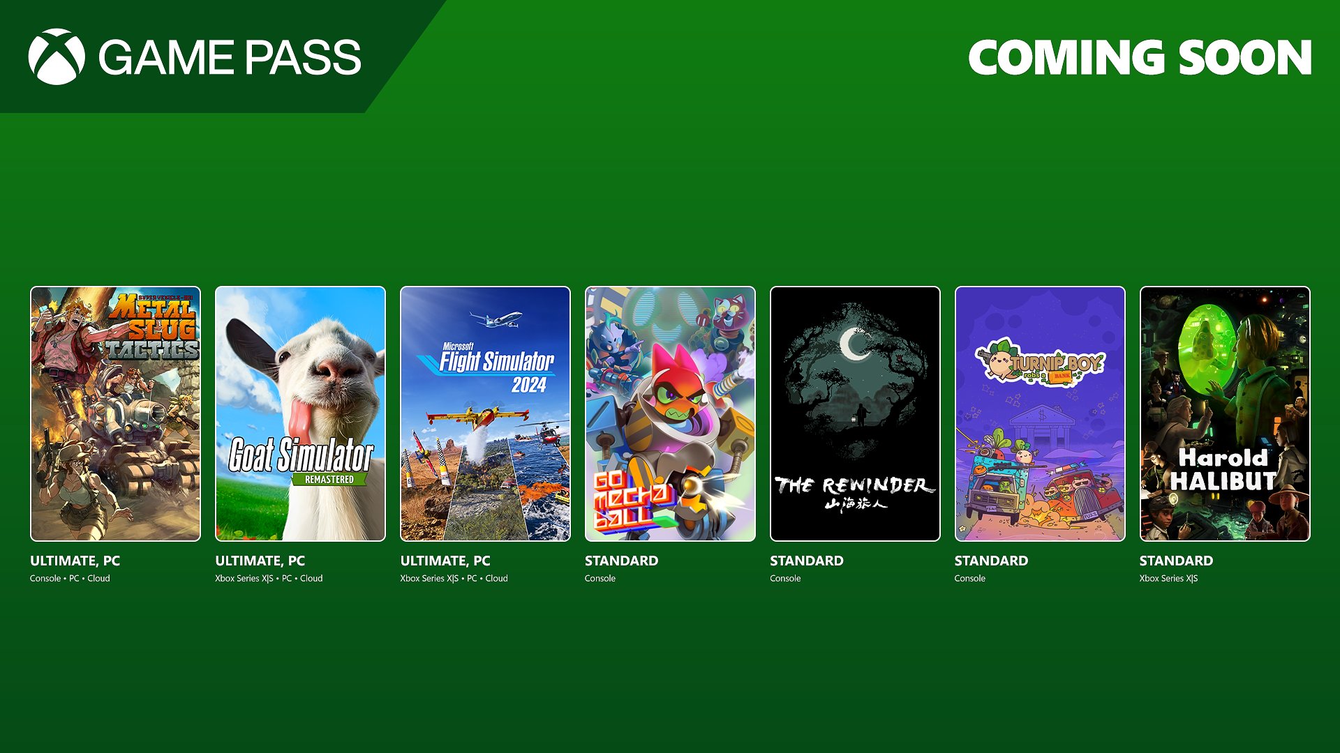 Xbox Game Pass Wave 1 Titles For November 2024 Revealed