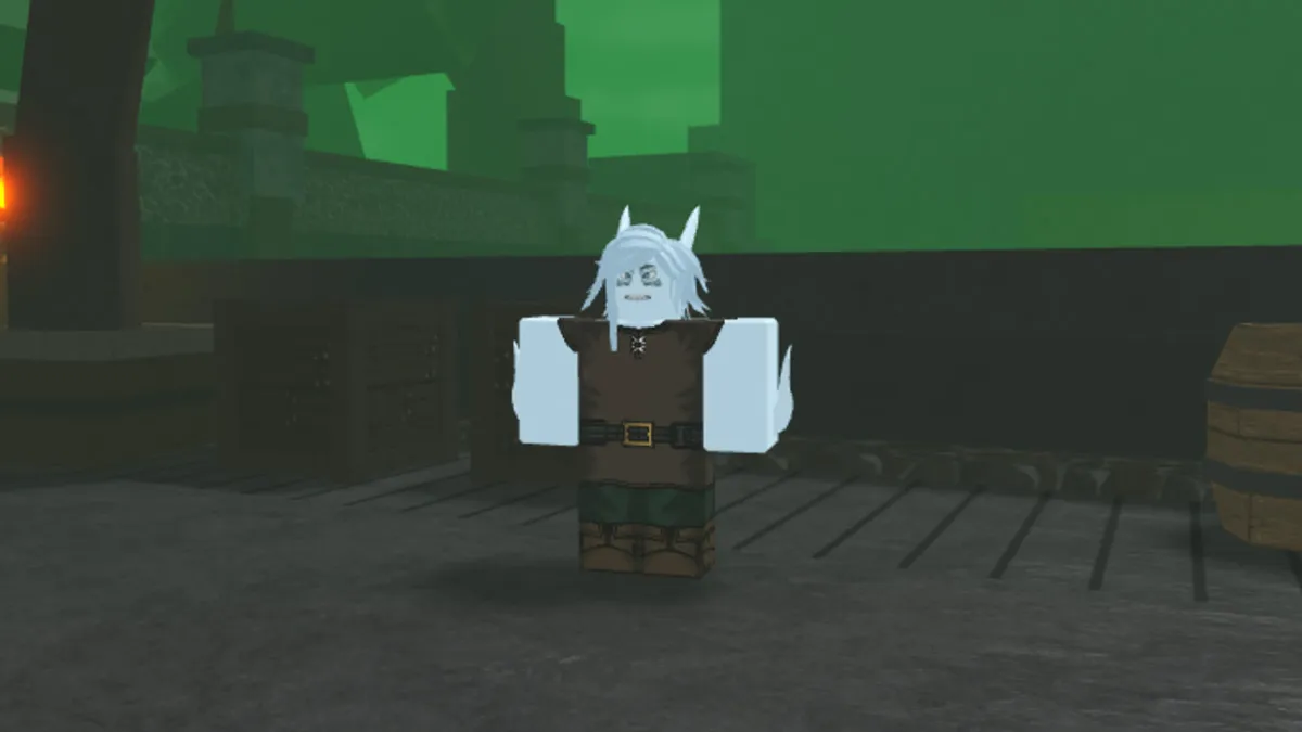 Raça Akula em Hollowed Roblox.