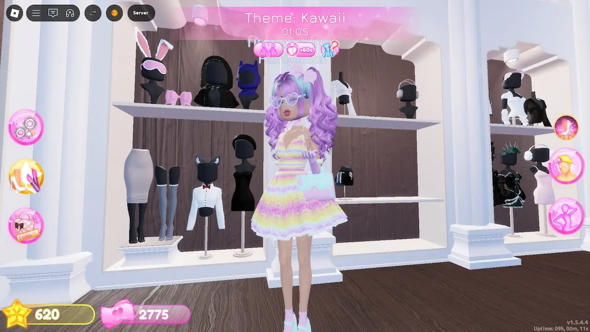 Estilo Sweet Lolita Harajuku no Roblox Dress to Impress.