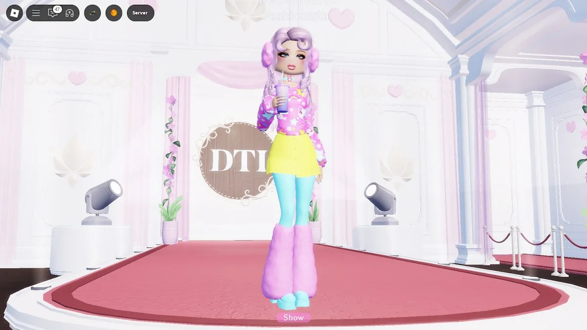 Estilo Decora Harajuku no Roblox Dress to Impress.