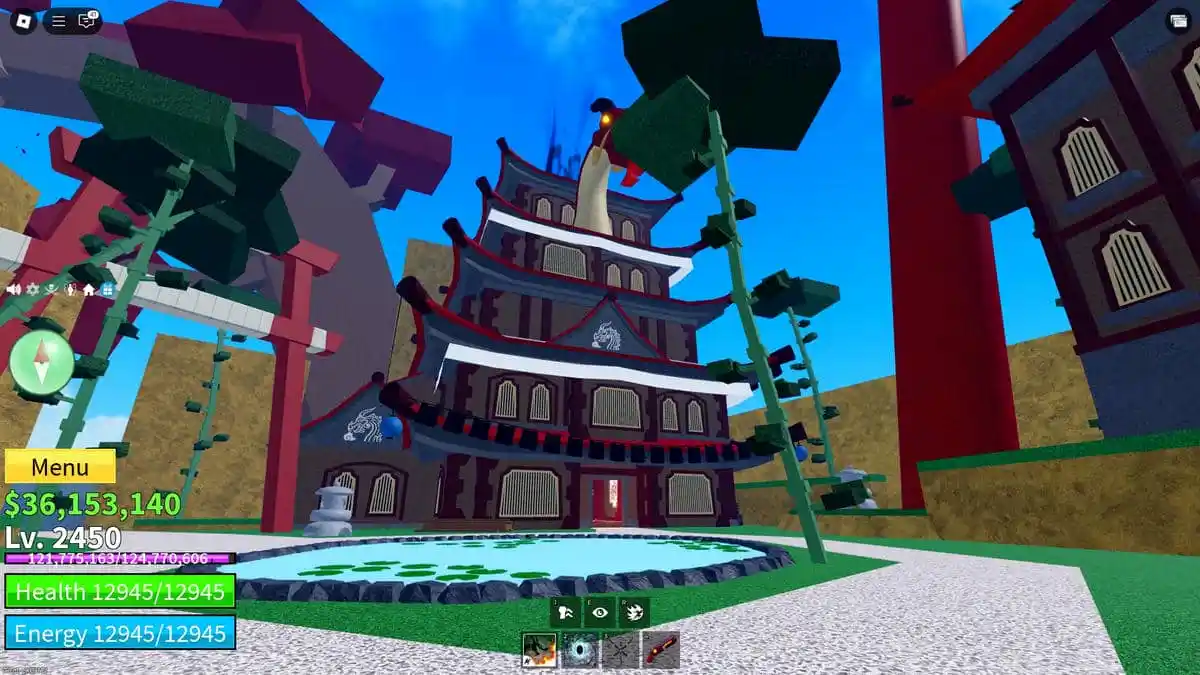 Dragon Dojo em Blox Fruits