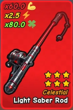 Light Saber Rod em Go Fishing no Roblox