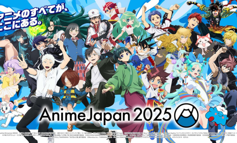 AnimeJapan 2025 revela a sua imagem promocional com 22 personagens anime