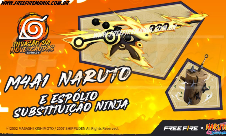 1736703092 free fire m4a1 naruto no torre de tokens saiba tudo