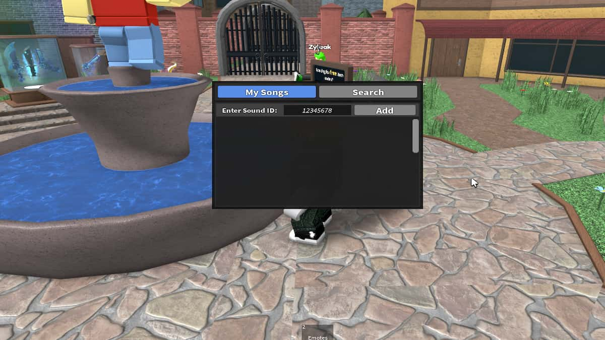 Menu do Passaporte de Rádio no Roblox MM5