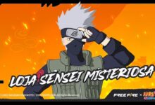 LOJA MISTERIOSA COM SKIN DA PARCERIA DO NARUTO