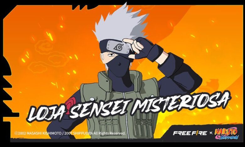 LOJA MISTERIOSA COM SKIN DA PARCERIA DO NARUTO