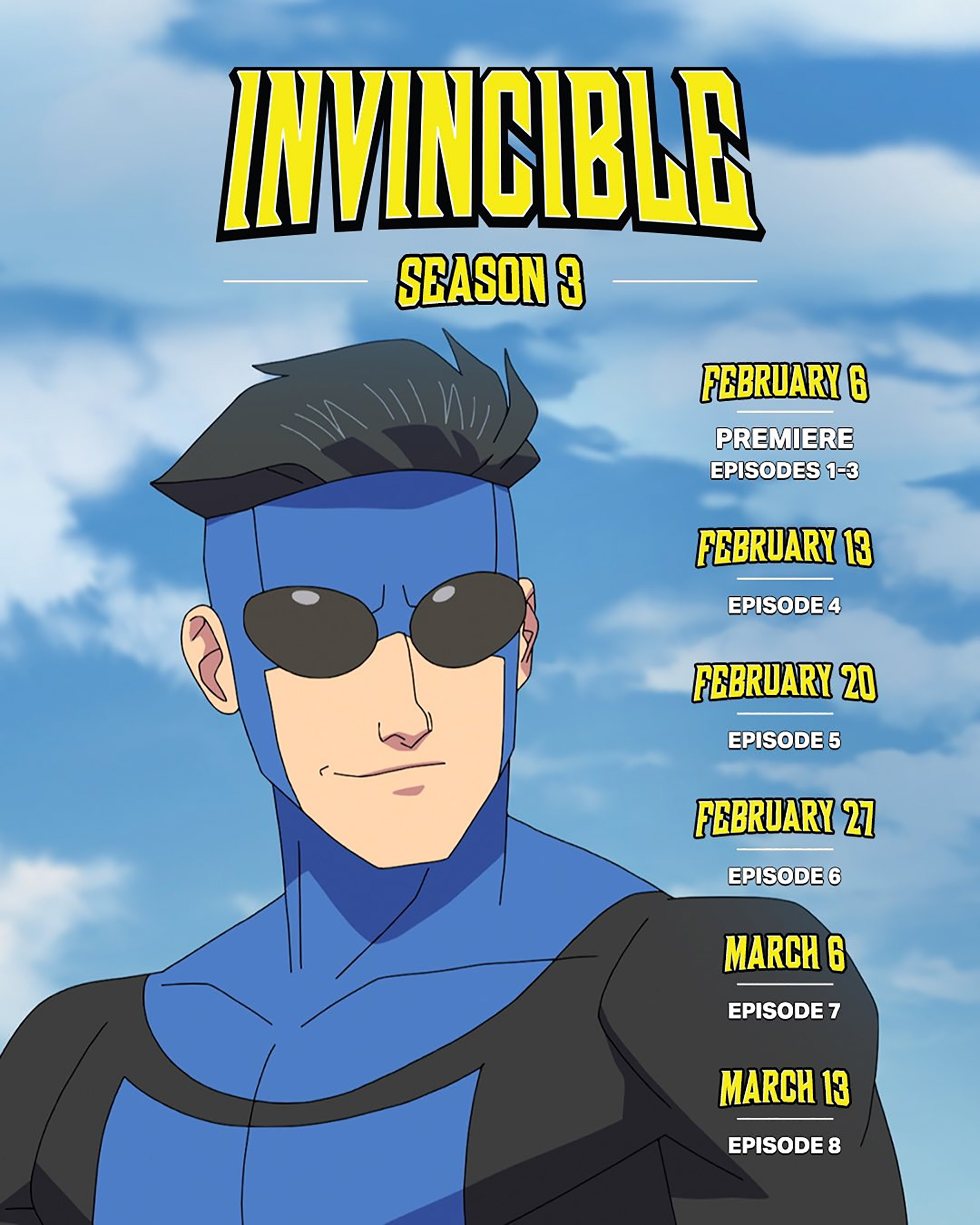 Lista de Episódios de Invincible 3