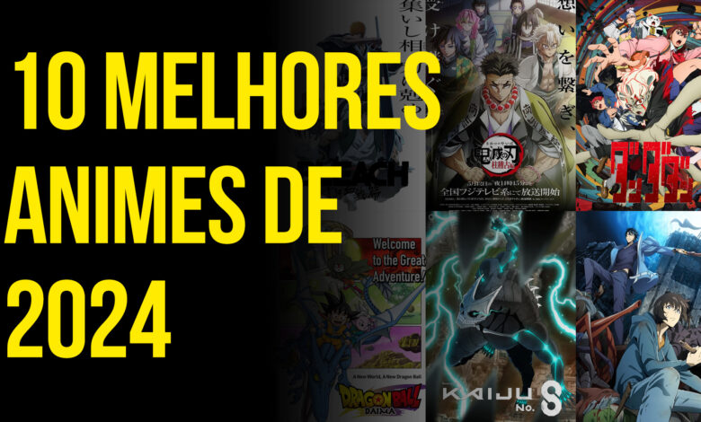 TOP 10 melhores animes de 2024