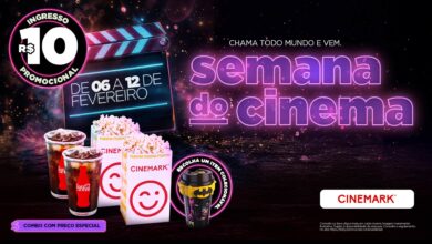 Semana do Cinema terá ingressos por R$ 10 em fevereiro