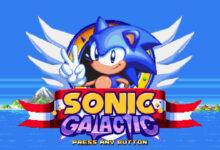 Sonic Galactic is a new amazing free 2D classic Sonic 32-bit game