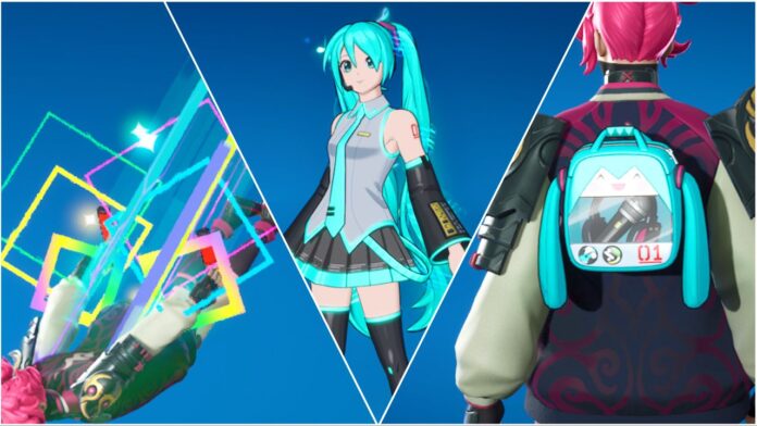 World is Mine Destaque no Pacote Hatsune Miku do Fortnite