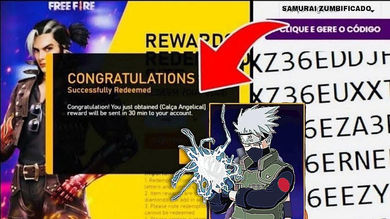 codigo de free fire codiguin ff do kakashi naruto resgate no rewards.webp