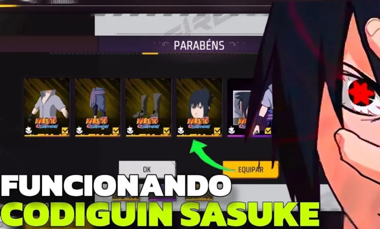 codiguin ff codigo free fire conjunto sasuke resgate no rewards.webp