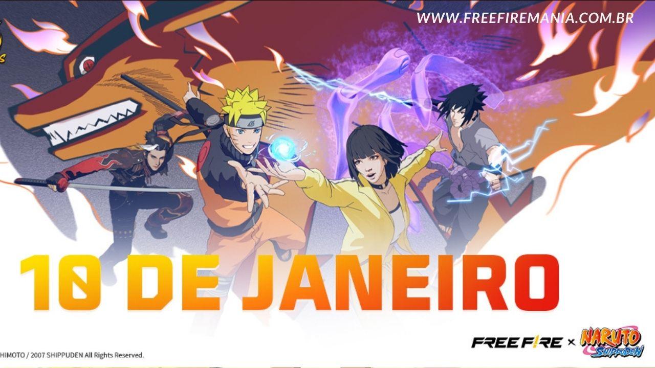 การร่วมมือระหว่าง Free Fire และ Naruto จะเริ่มในวันที่ 10 มกราคม 2568