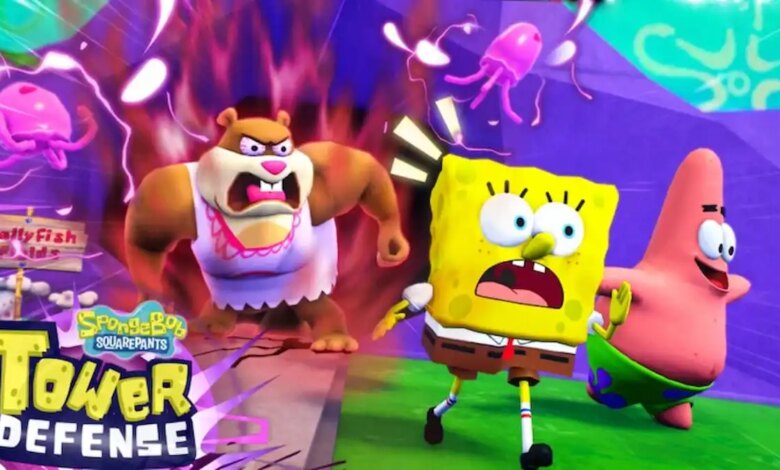 SpongeBob Tower Defense Promo Image