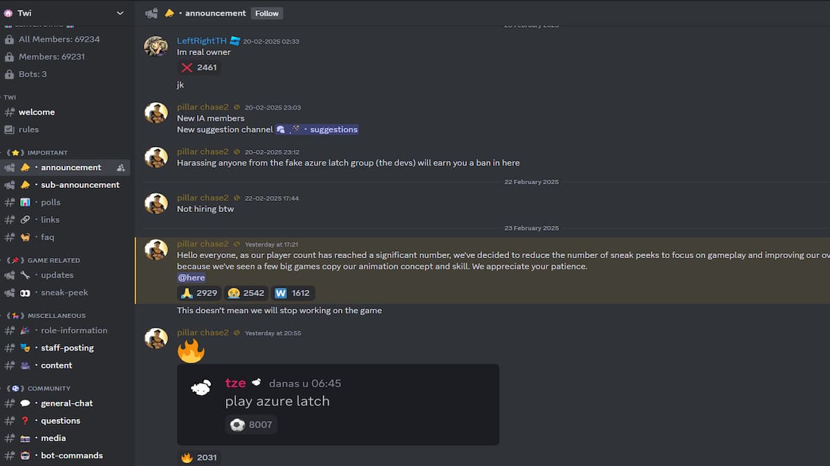 Um servidor Discord