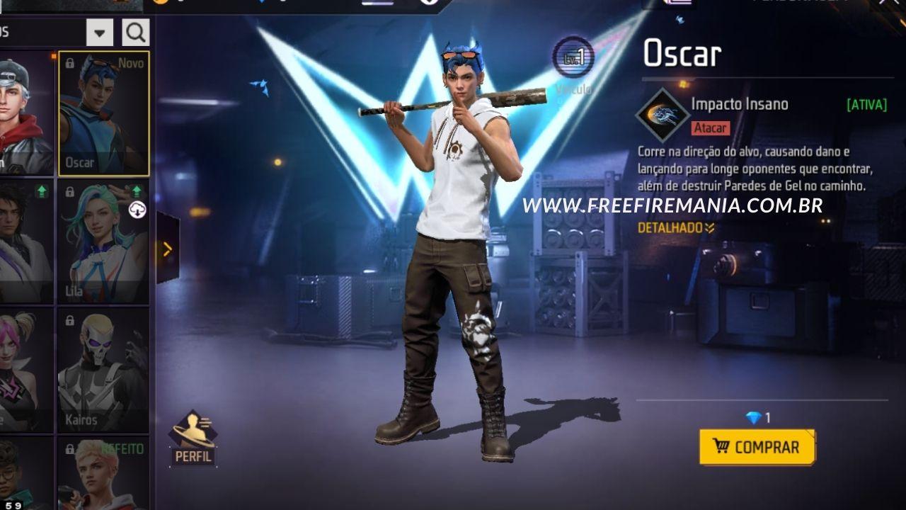 Oscar ตัวละครใหม่ใน Free Fire