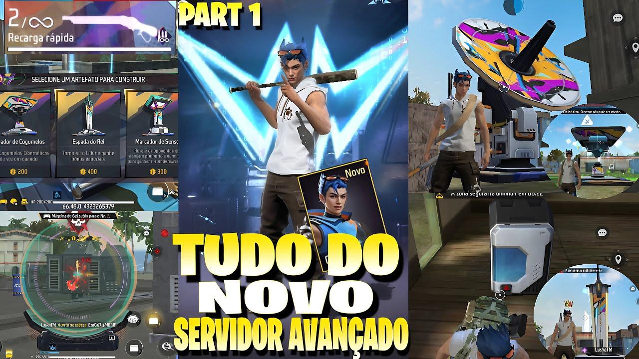 Servidor Avançado Free Fire fevereiro 2025