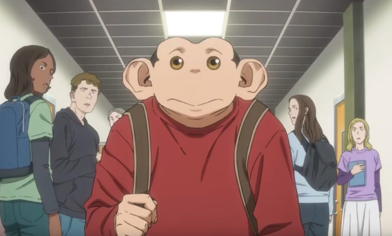 Darwin Jihen – Anime sobre protagonista meio-chimpanzé ganha 1º trailer e previsão de estreia