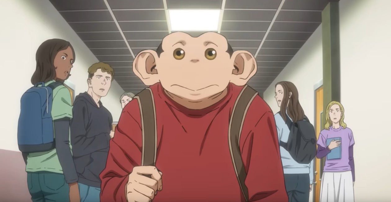 Darwin Jihen – Anime sobre protagonista meio-chimpanzé ganha 1º trailer e previsão de estreia