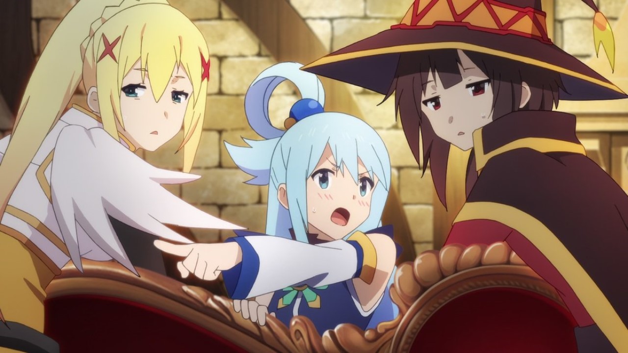 KonoSuba tem anuncio de continuação em anime