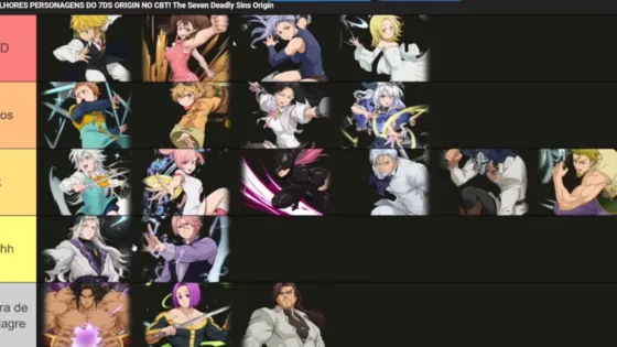 Melhores Personagens de The Seven Deadly Sins: Origin – Tier List