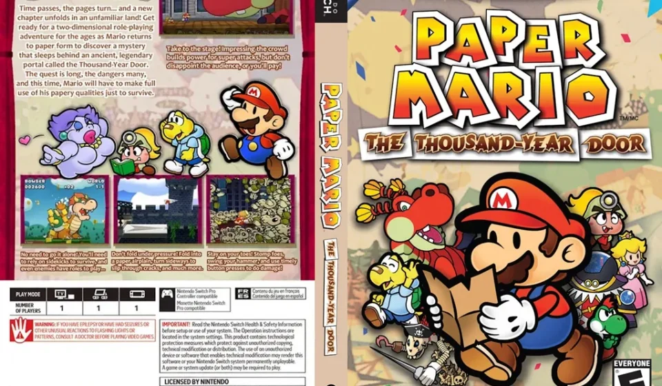 dhhw4zb-207cbc29-b134-49f2-adaa-de9d1a5de57b Paper Mario: The Thousand - Year Door - PT-BR (NINTENDO GAMECUBE)