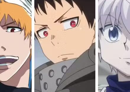 Ichigo, Shinra, Killua.