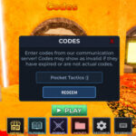 Saber Unbound codes redemption screen