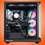 ibuypower rdy trace x b01 rtx 5080 gaming pc side view