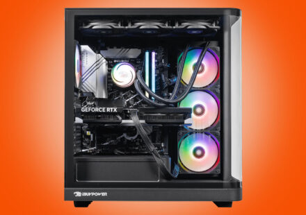 ibuypower rdy trace x b01 rtx 5080 gaming pc side view