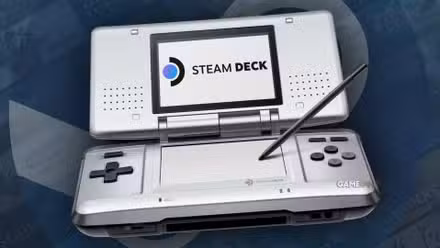 Steam Deck with the Nintendo DS