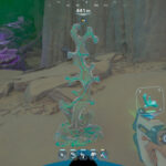 Subnautica 2 Conduit Crystal: a tall formation of crystal on the seabed.